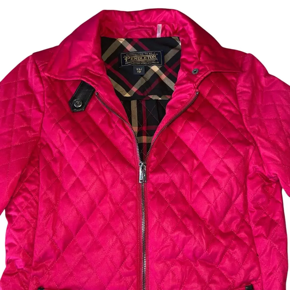 Pendleton Jacket Faux Leather Equestrian - Picture 5 of 13